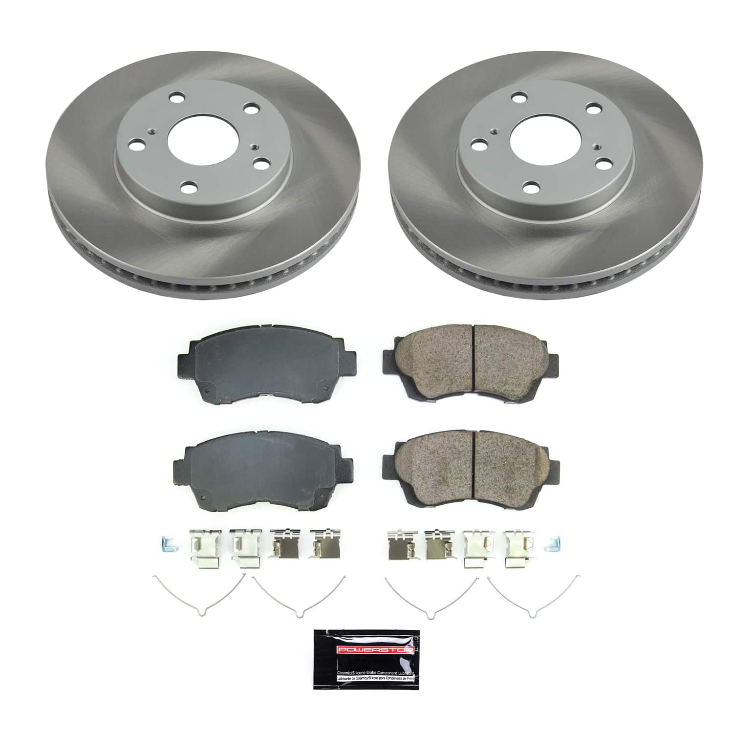 Power Stop SC1054 - Front Z17 Evolution Pad And Semi-Coated Rotor Kit vehicle fitment brake part