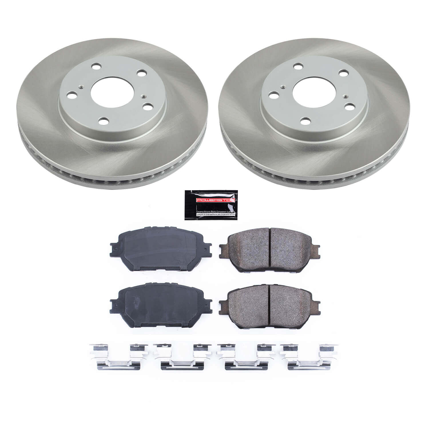 Power Stop SC1064 - Front Z17 Evolution Pad And Semi-Coated Rotor Kit vehicle fitment brake part