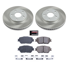 Power Stop SC1064 - Front Z17 Evolution Pad And Semi-Coated Rotor Kit vehicle fitment brake part