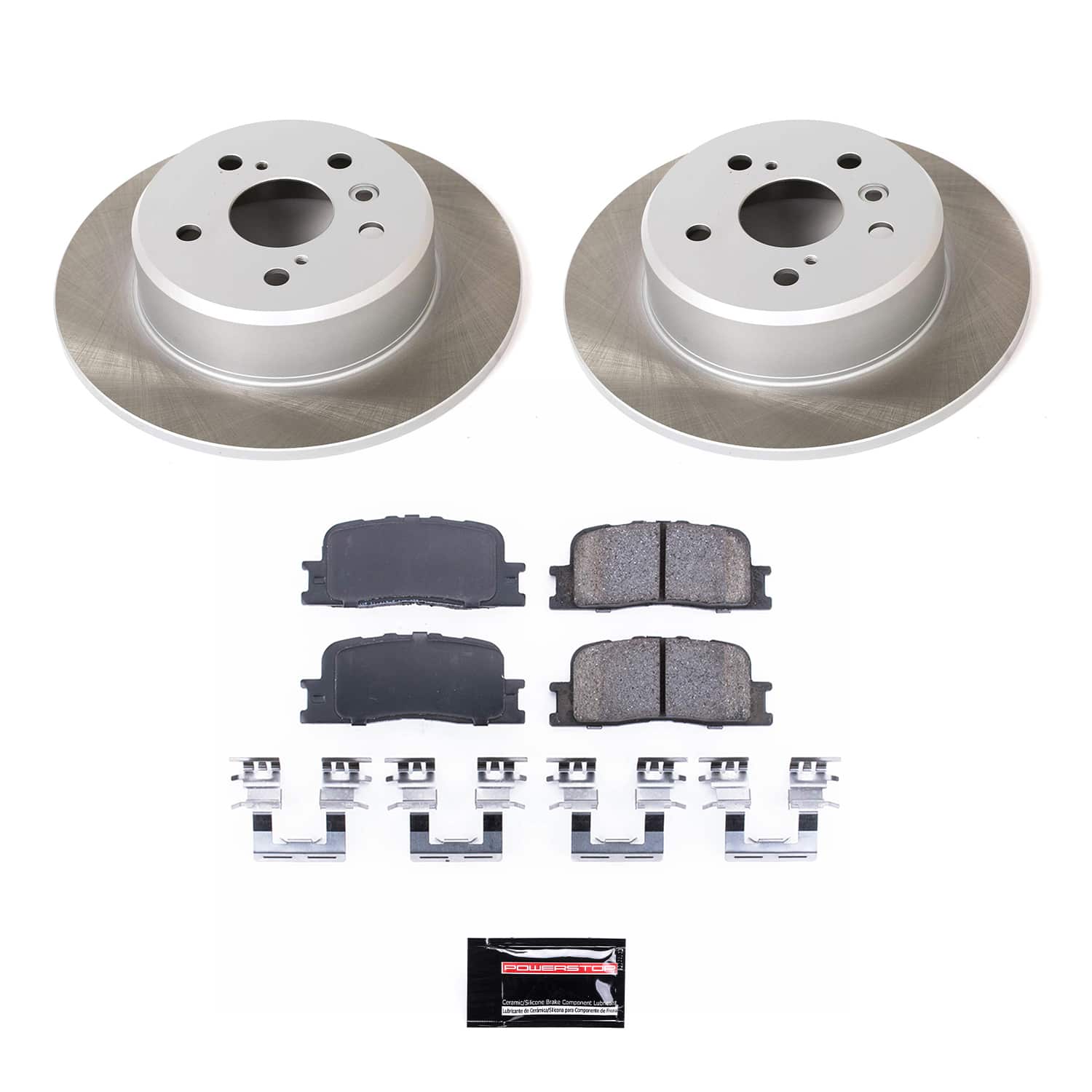 Power Stop SC1069 - Rear Z17 Evolution Pad And Semi-Coated Rotor Kit vehicle fitment brake part