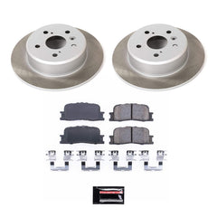 Power Stop SC1069 - Rear Z17 Evolution Pad And Semi-Coated Rotor Kit vehicle fitment brake part