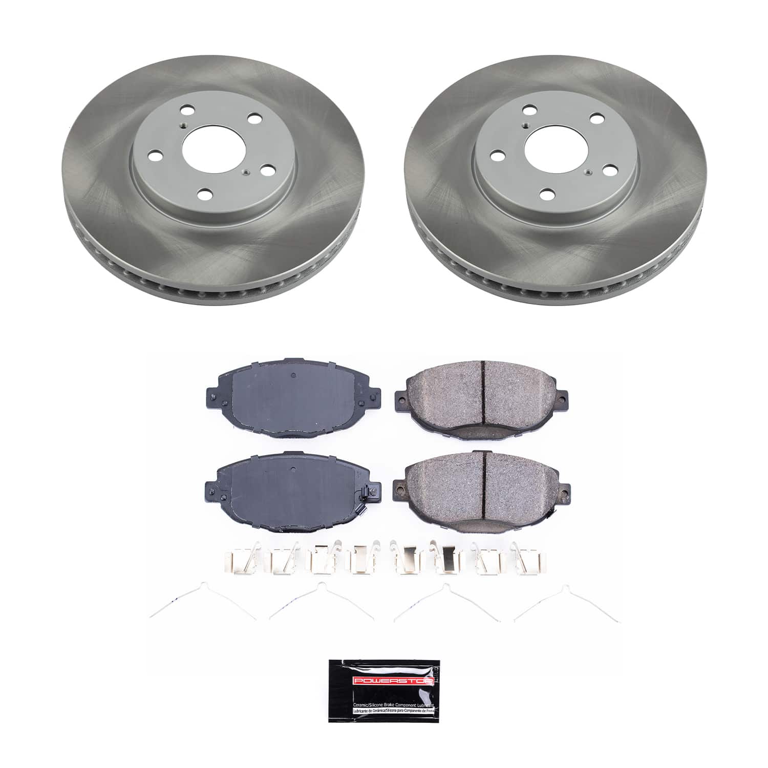 Power Stop SC1073 - Front Z17 Evolution Pad And Semi-Coated Rotor Kit vehicle fitment brake part