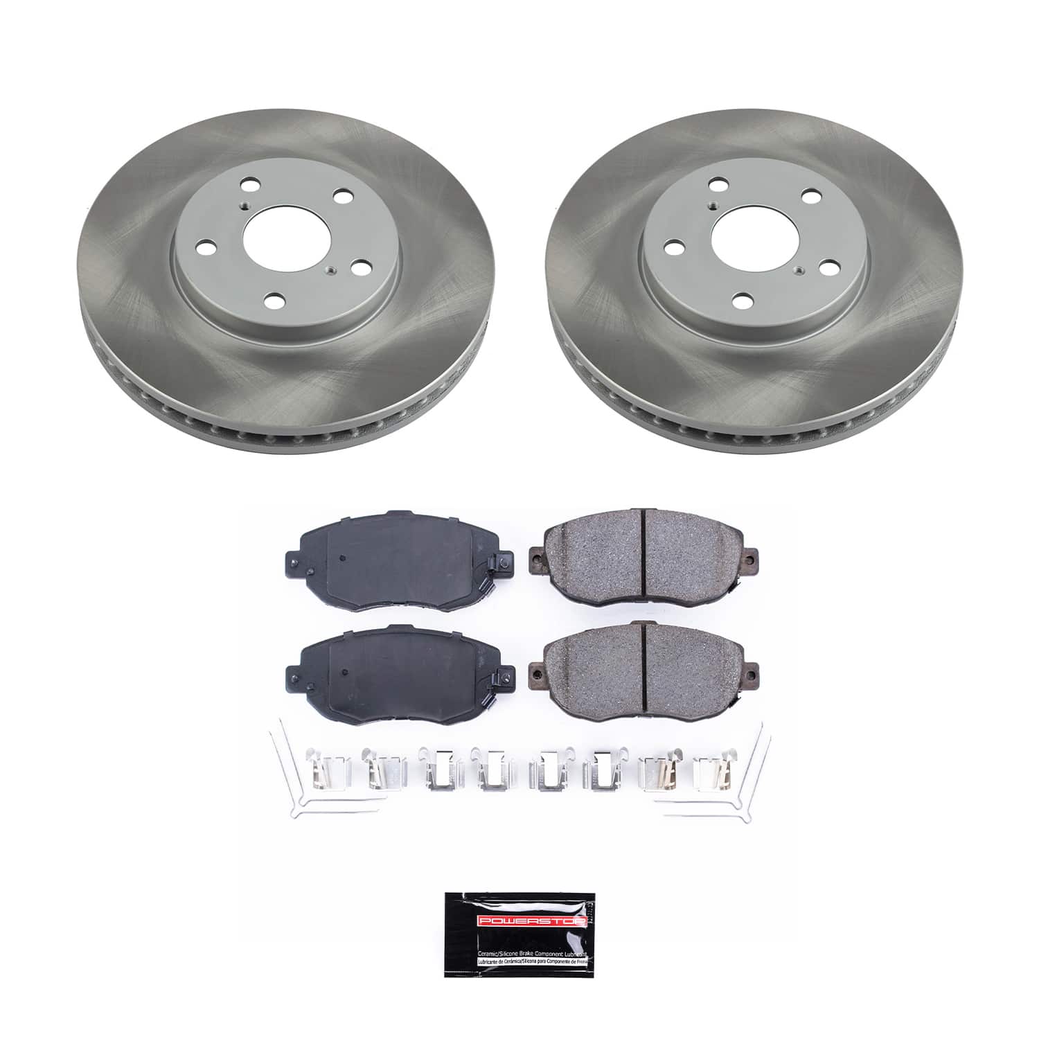 Power Stop SC1077 - Front Z17 Evolution Pad And Semi-Coated Rotor Kit vehicle fitment brake part