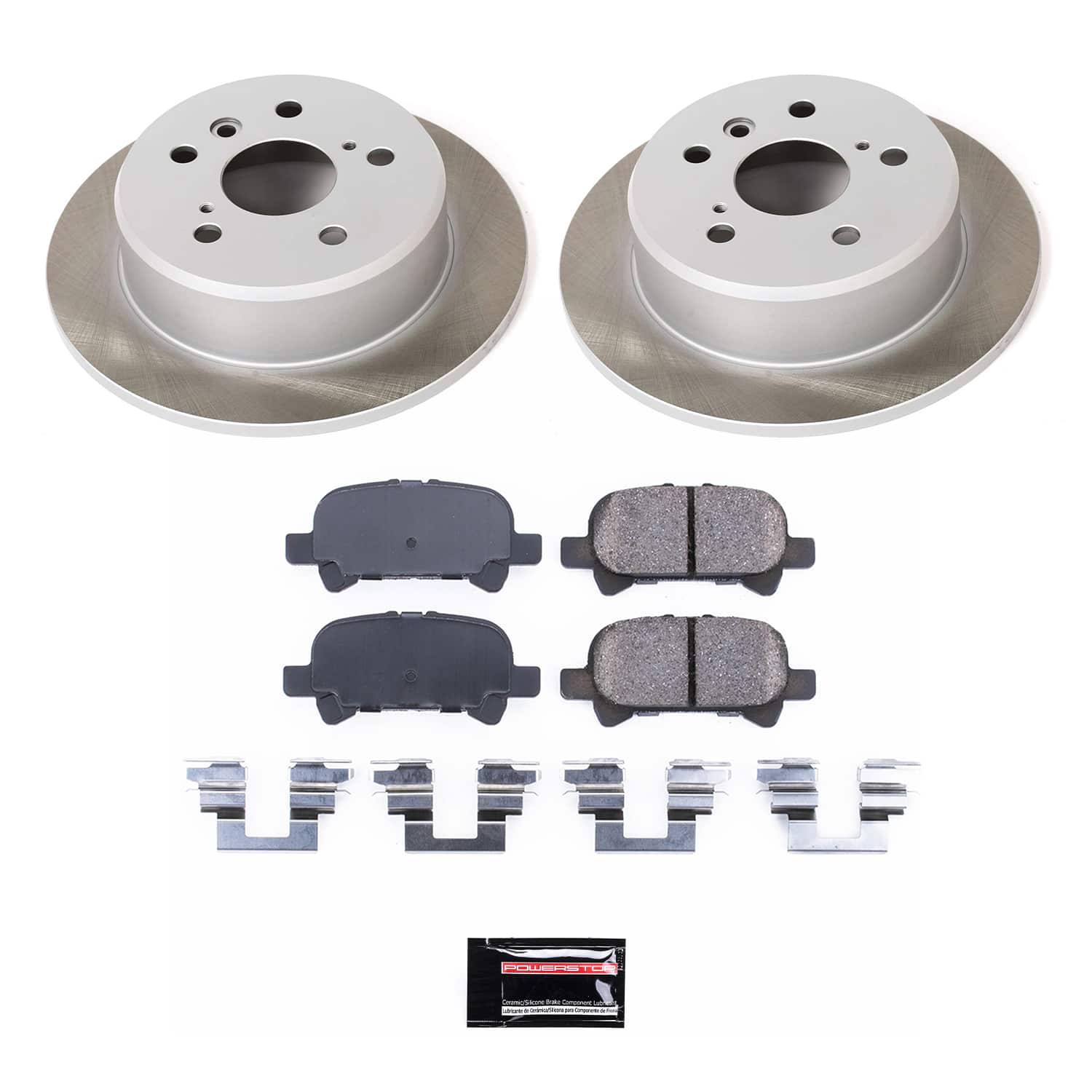 Power Stop SC1083 - Rear Z17 Evolution Pad And Semi-Coated Rotor Kit vehicle fitment brake part