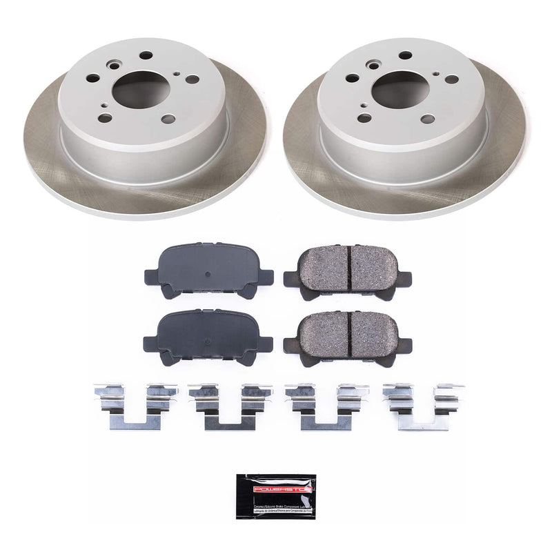 Power Stop SC1083 - Rear Z17 Evolution Pad And Semi-Coated Rotor Kit vehicle fitment brake part