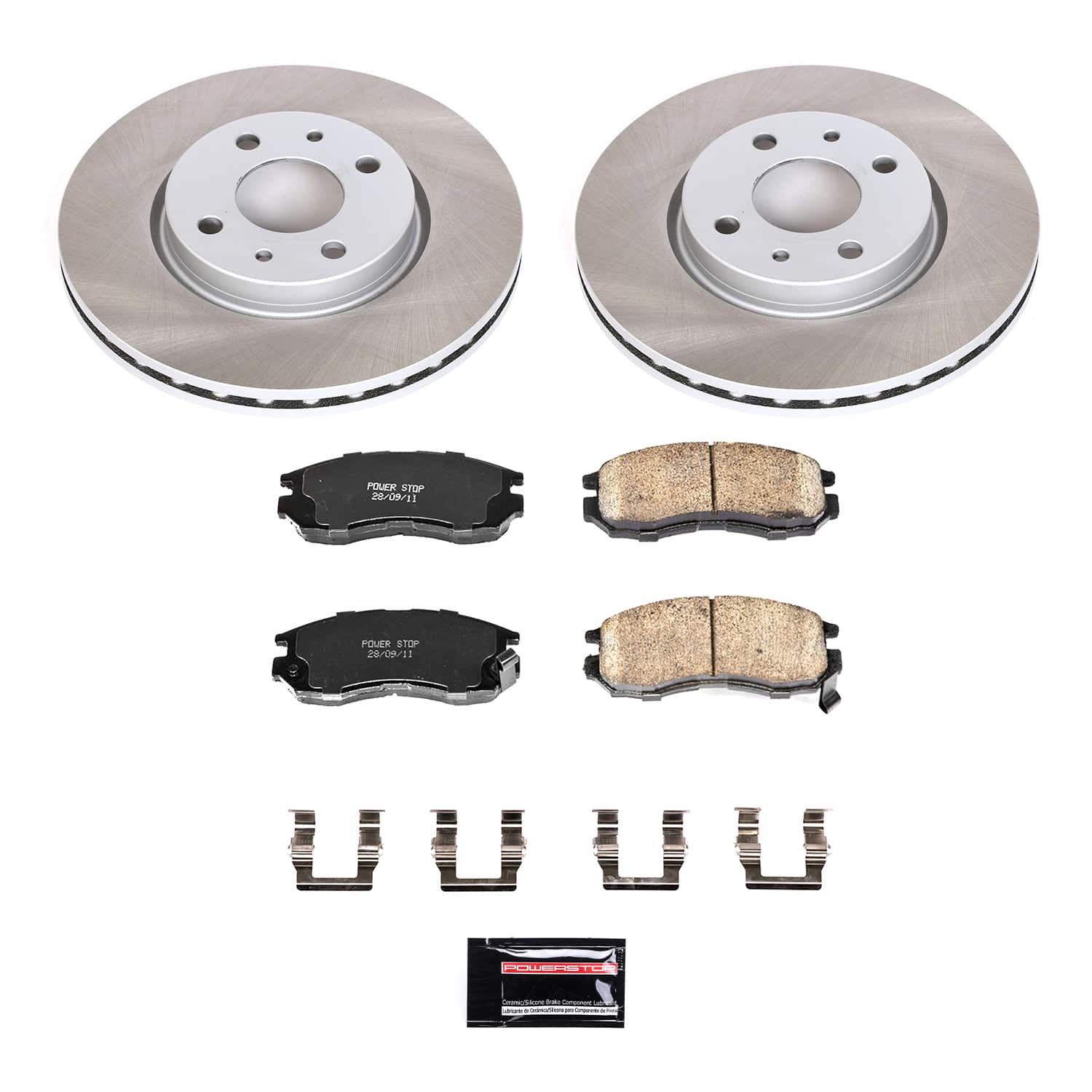 Power Stop SC1090 - Front Z17 Evolution Pad And Semi-Coated Rotor Kit vehicle fitment brake part