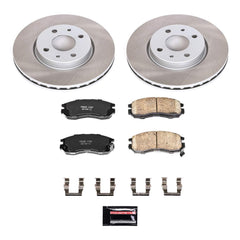 Power Stop SC1090 - Front Z17 Evolution Pad And Semi-Coated Rotor Kit vehicle fitment brake part