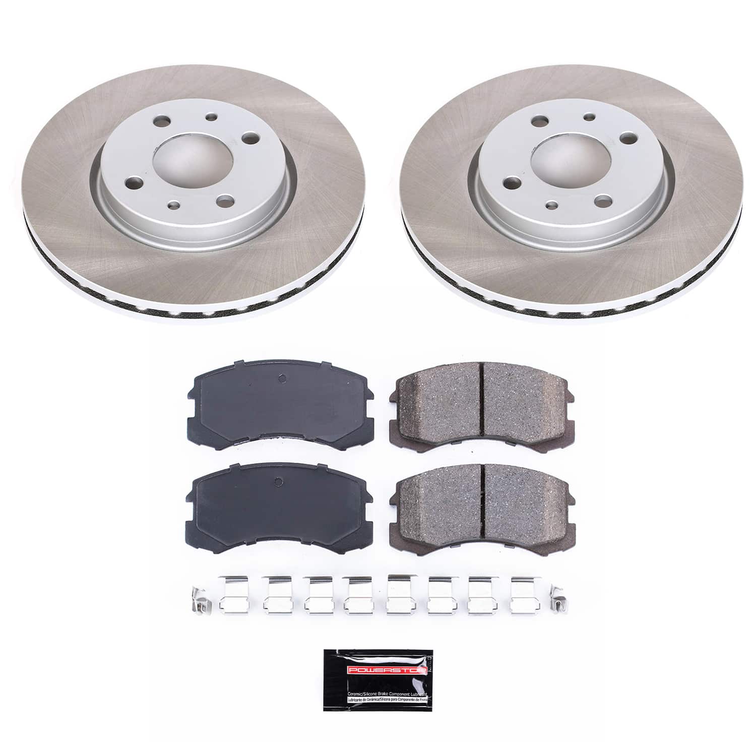 Power Stop SC1092 - Front Z17 Evolution Pad And Semi-Coated Rotor Kit vehicle fitment brake part