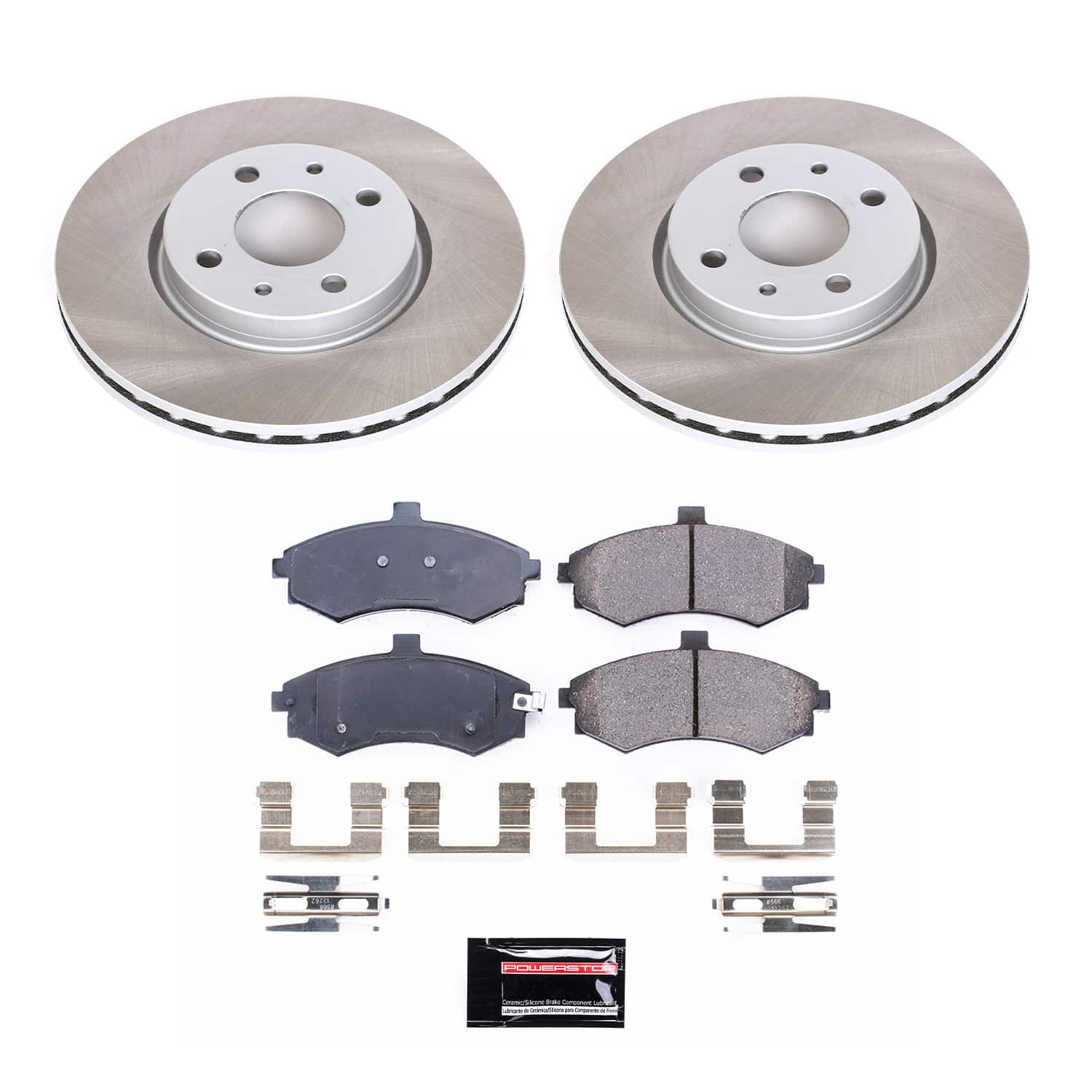 Power Stop SC1093 - Front Z17 Evolution Pad And Semi-Coated Rotor Kit vehicle fitment brake part