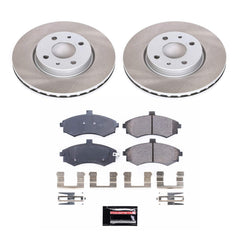 Power Stop SC1093 - Front Z17 Evolution Pad And Semi-Coated Rotor Kit vehicle fitment brake part