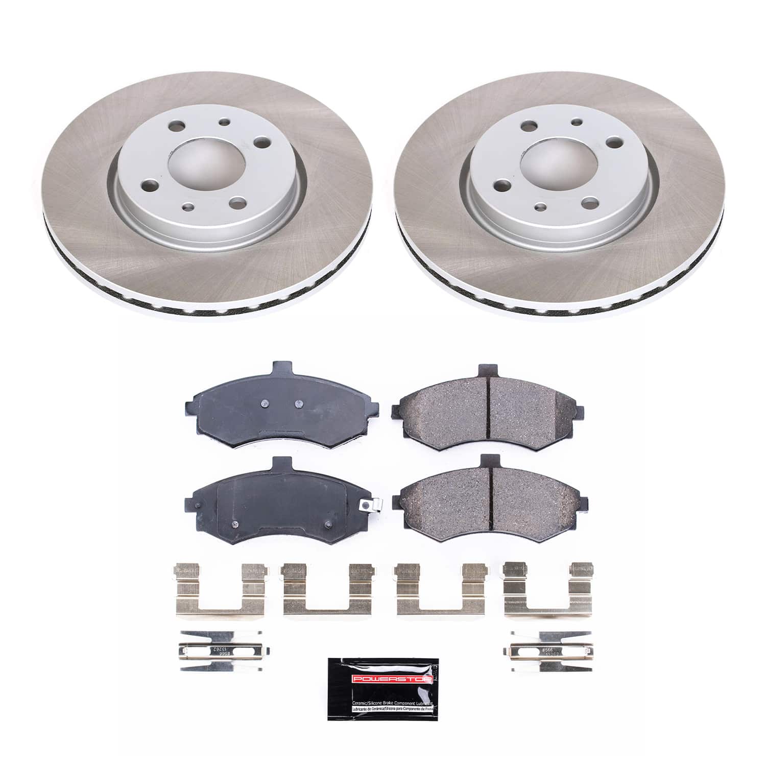 Power Stop SC1118 - Front Z17 Evolution Pad And Semi-Coated Rotor Kit vehicle fitment brake part