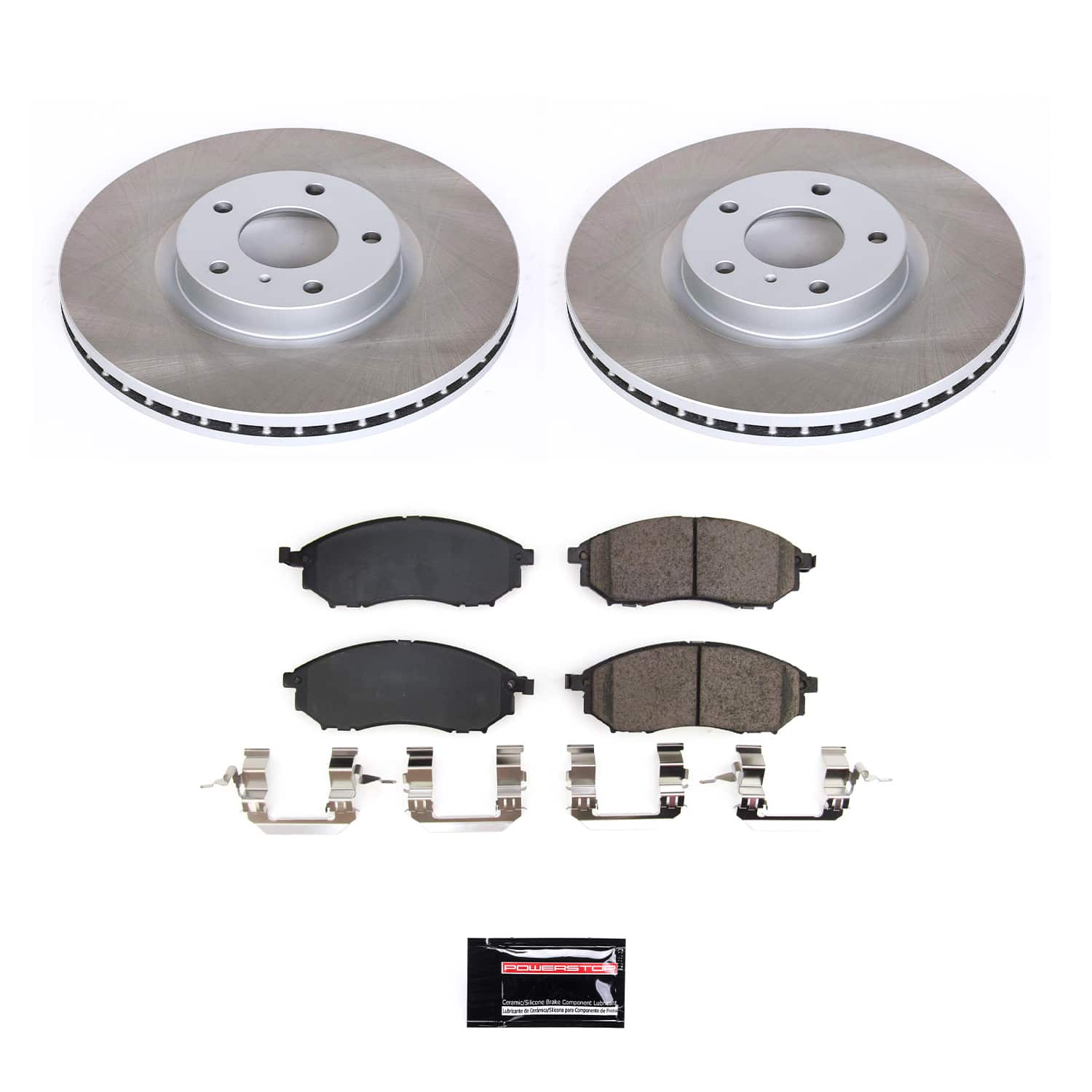 Power Stop SC112 - Front Z17 Evolution Pad And Semi-Coated Rotor Kit vehicle fitment brake part