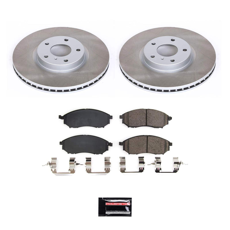 Power Stop SC112 - Front Z17 Evolution Pad And Semi-Coated Rotor Kit vehicle fitment brake part