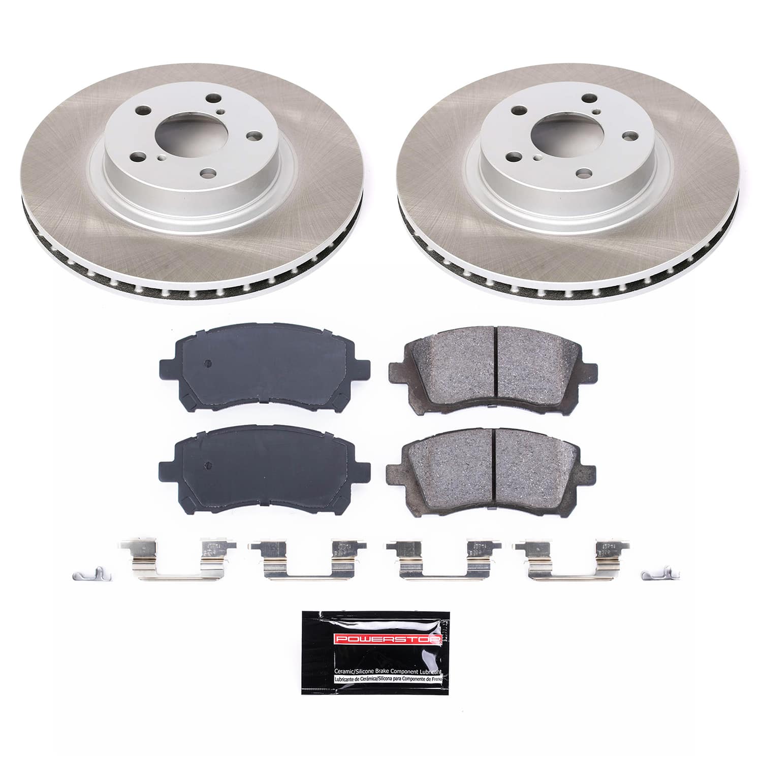 Power Stop SC1120 - Front Z17 Evolution Pad And Semi-Coated Rotor Kit vehicle fitment brake part