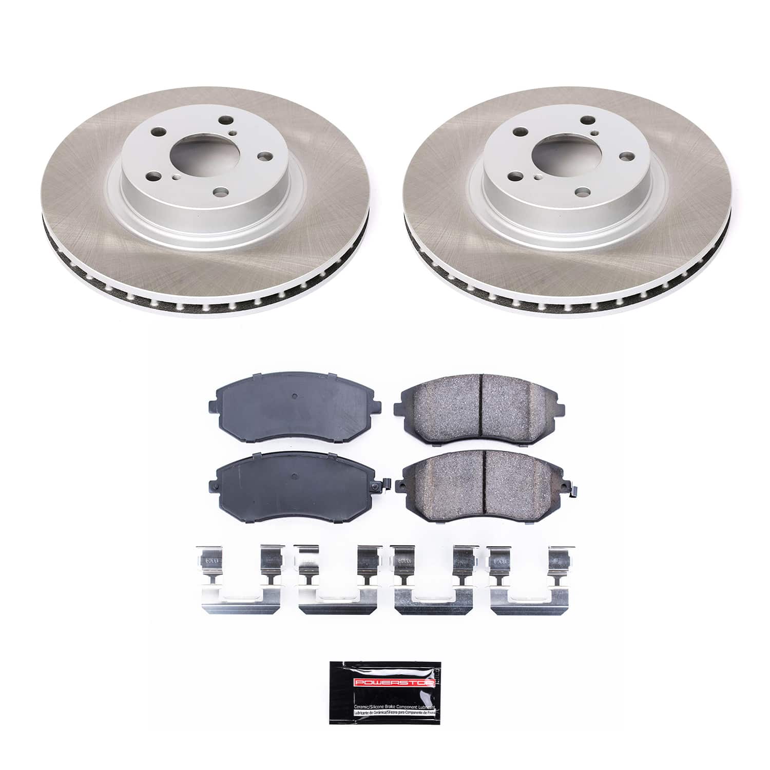 Power Stop SC1124 - Front Z17 Evolution Pad And Semi-Coated Rotor Kit vehicle fitment brake part