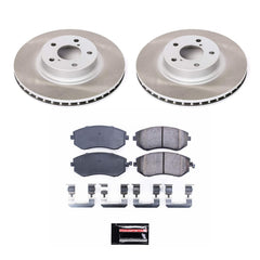 Power Stop SC1124 - Front Z17 Evolution Pad And Semi-Coated Rotor Kit vehicle fitment brake part