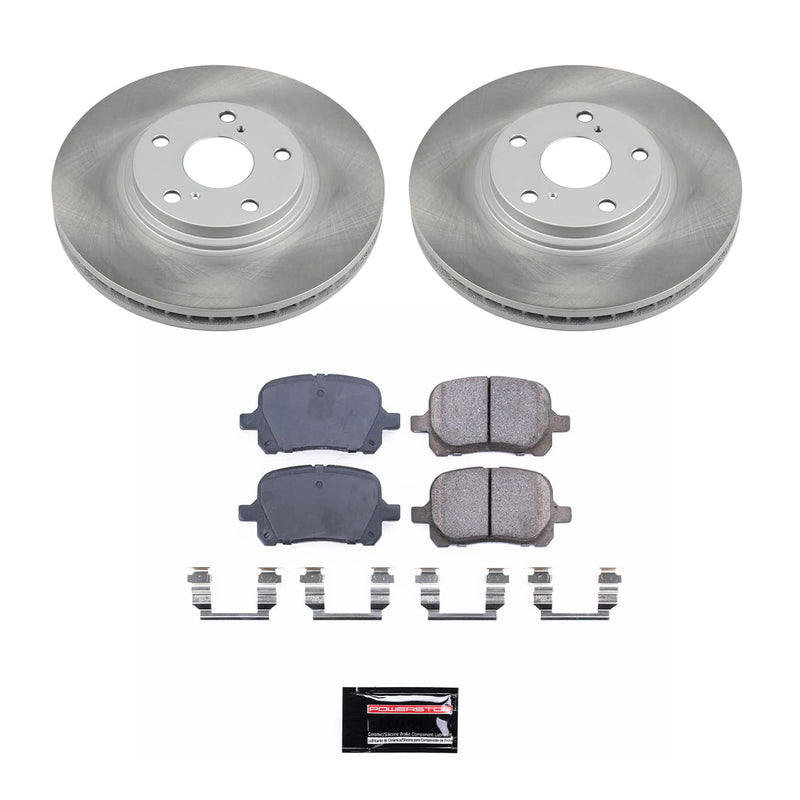 Power Stop SC1135 - Front Z17 Evolution Pad And Semi-Coated Rotor Kit vehicle fitment brake part