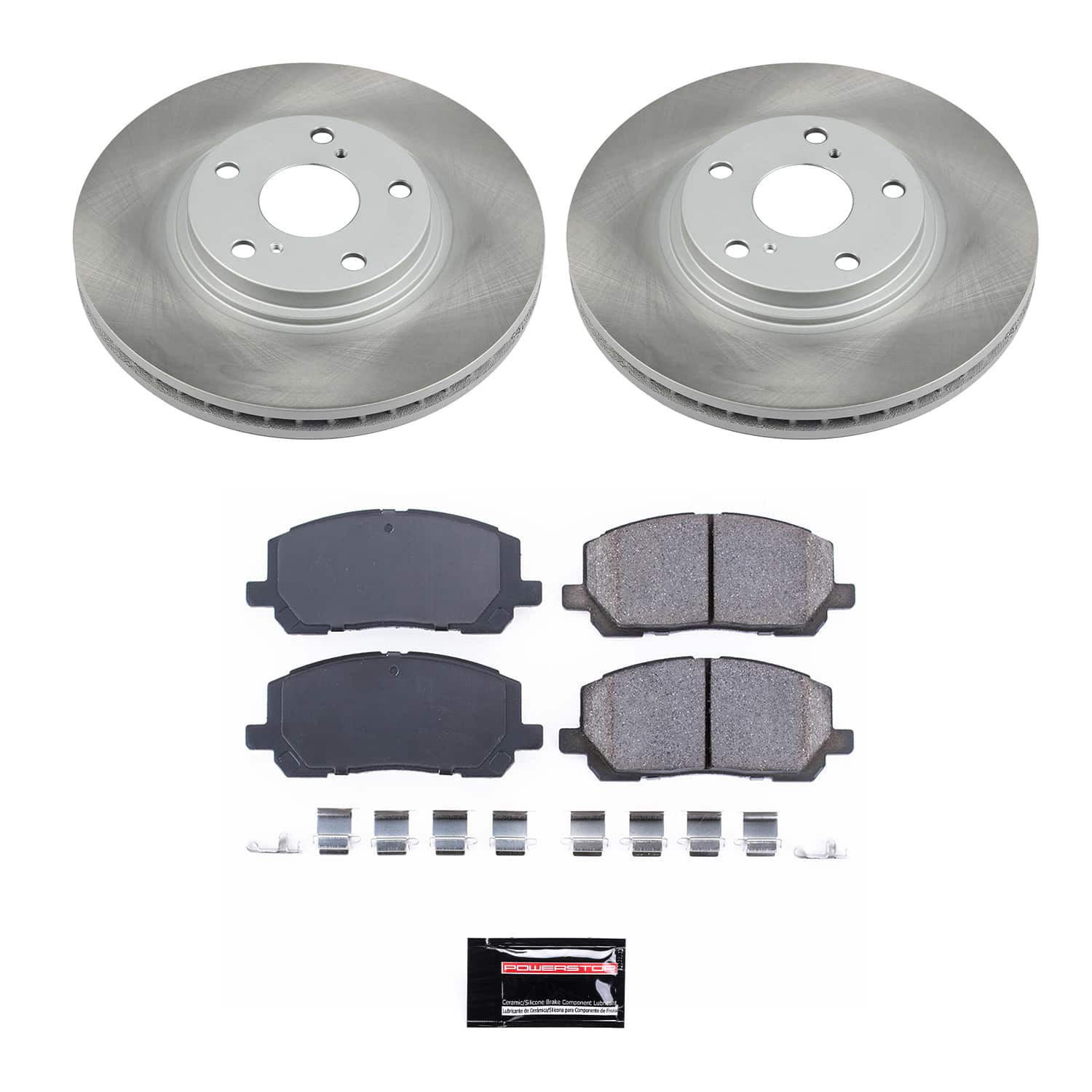 Power Stop SC1137 - Front Z17 Evolution Pad And Semi-Coated Rotor Kit vehicle fitment brake part
