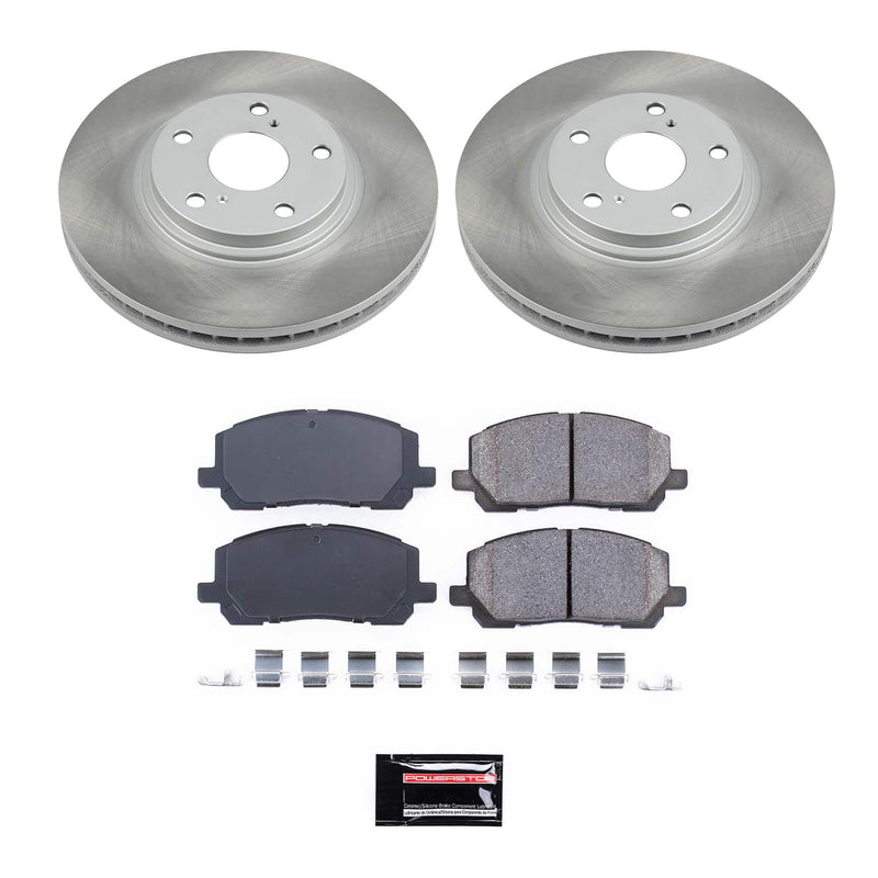 Power Stop SC1137 - Front Z17 Evolution Pad And Semi-Coated Rotor Kit vehicle fitment brake part