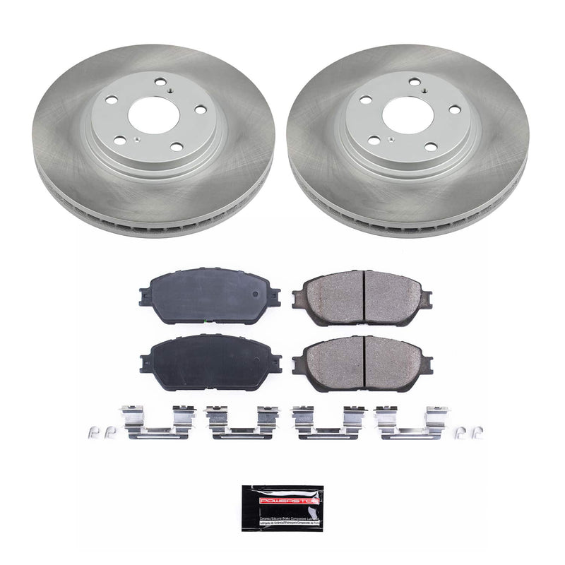 Power Stop SC1141 - Front Z17 Evolution Pad And Semi-Coated Rotor Kit vehicle fitment brake part