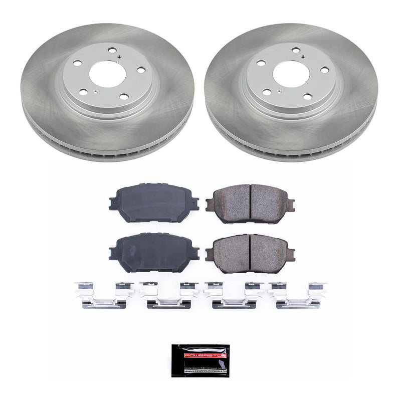 Power Stop SC1143 - Front Z17 Evolution Pad And Semi-Coated Rotor Kit vehicle fitment brake part