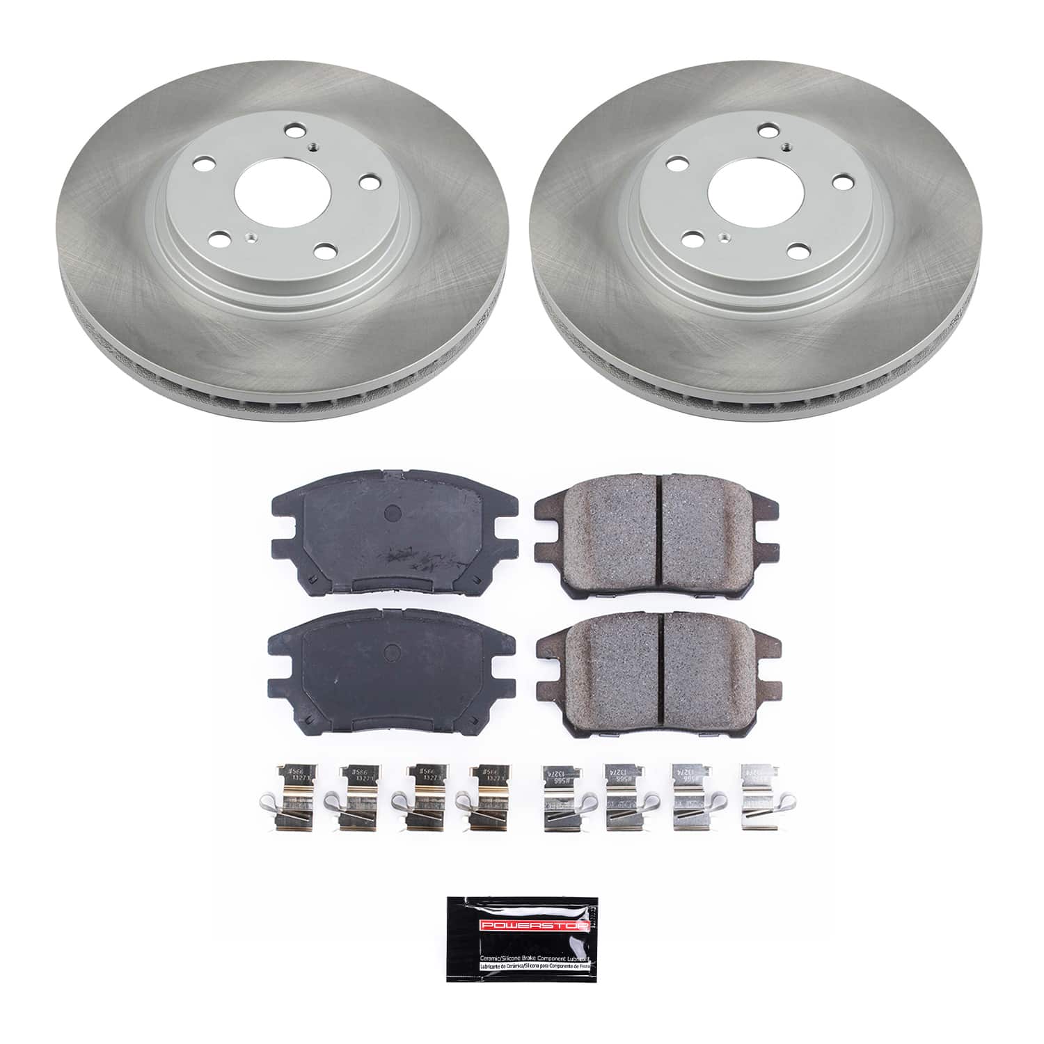 Power Stop SC1146 - Front Z17 Evolution Pad And Semi-Coated Rotor Kit vehicle fitment brake part