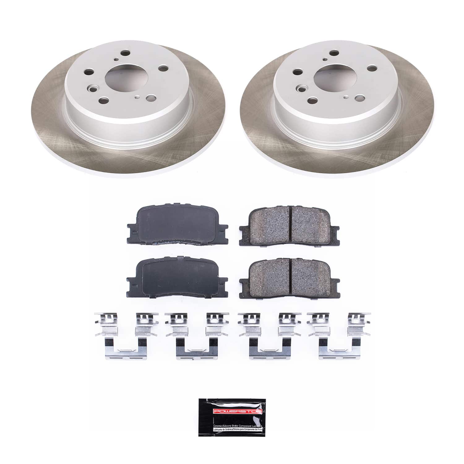 Power Stop SC1148 - Rear Z17 Evolution Pad And Semi-Coated Rotor Kit vehicle fitment brake part