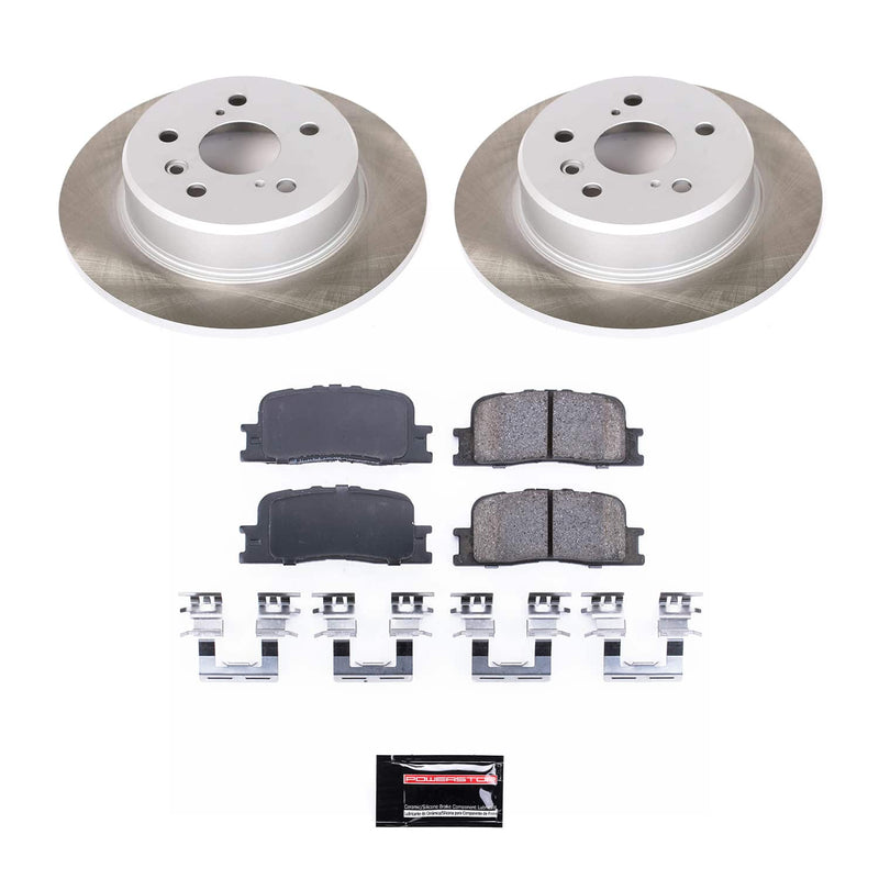 Power Stop SC1148 - Rear Z17 Evolution Pad And Semi-Coated Rotor Kit vehicle fitment brake part