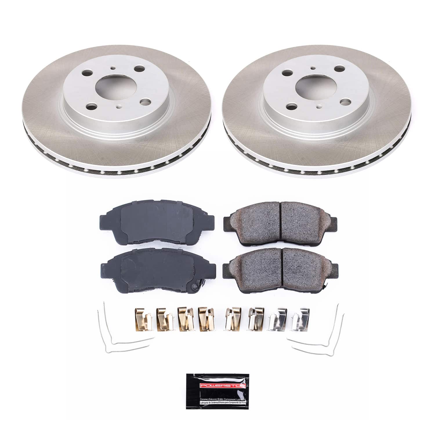 Power Stop SC1151 - Front Z17 Evolution Pad And Semi-Coated Rotor Kit vehicle fitment brake part
