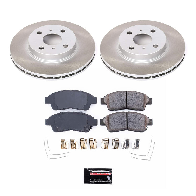 Power Stop SC1151 - Front Z17 Evolution Pad And Semi-Coated Rotor Kit vehicle fitment brake part
