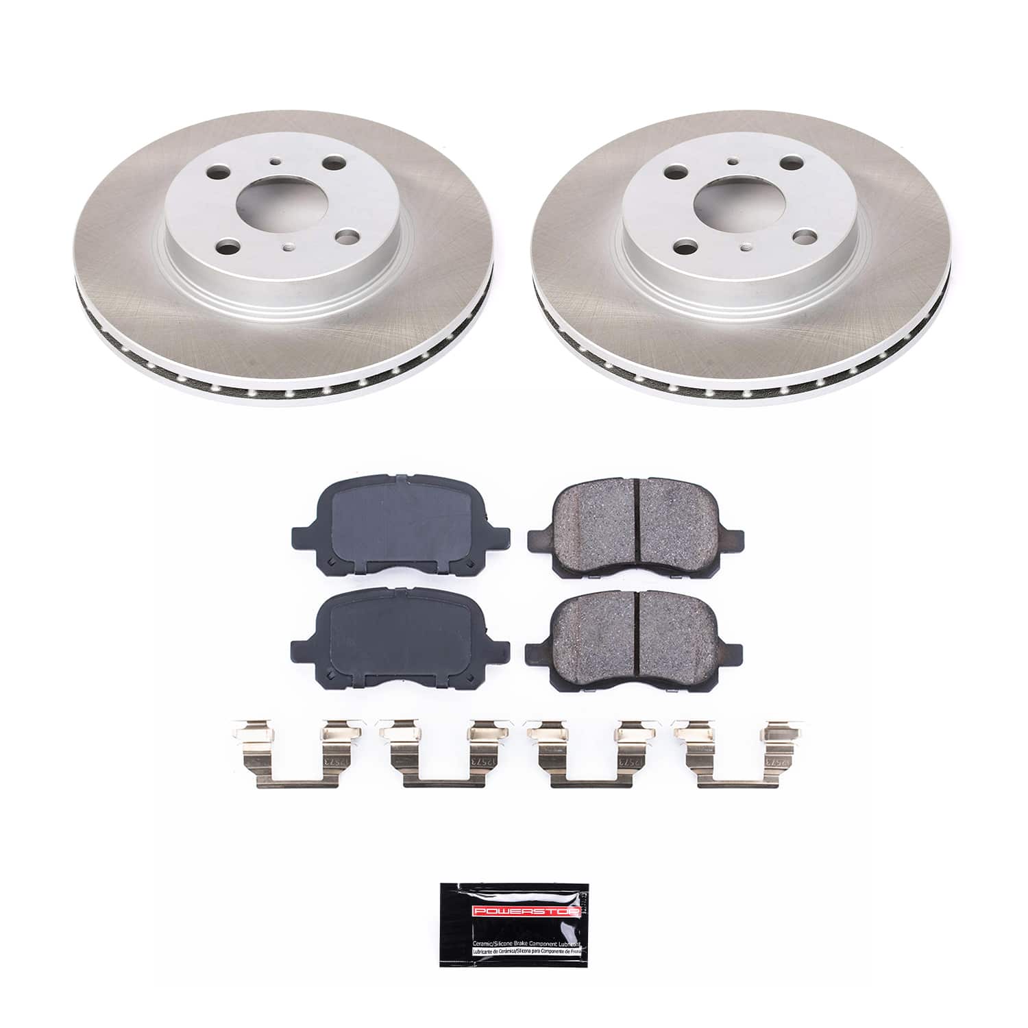 Power Stop SC1152 - Front Z17 Evolution Pad And Semi-Coated Rotor Kit vehicle fitment brake part