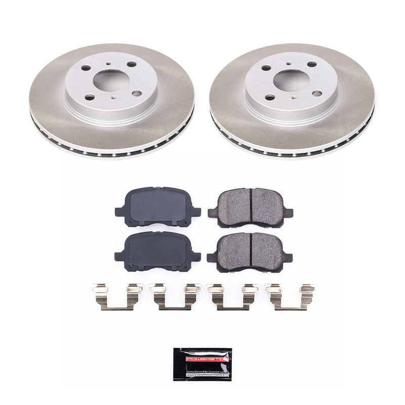Power Stop SC1152 - Front Z17 Evolution Pad And Semi-Coated Rotor Kit vehicle fitment brake part