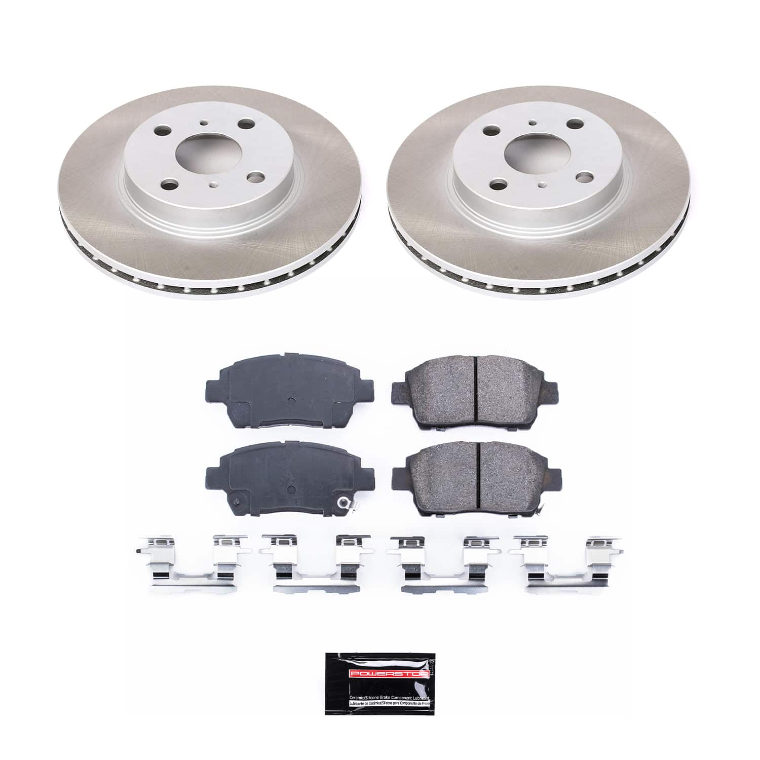Power Stop SC1153 - Front Z17 Evolution Pad And Semi-Coated Rotor Kit vehicle fitment brake part