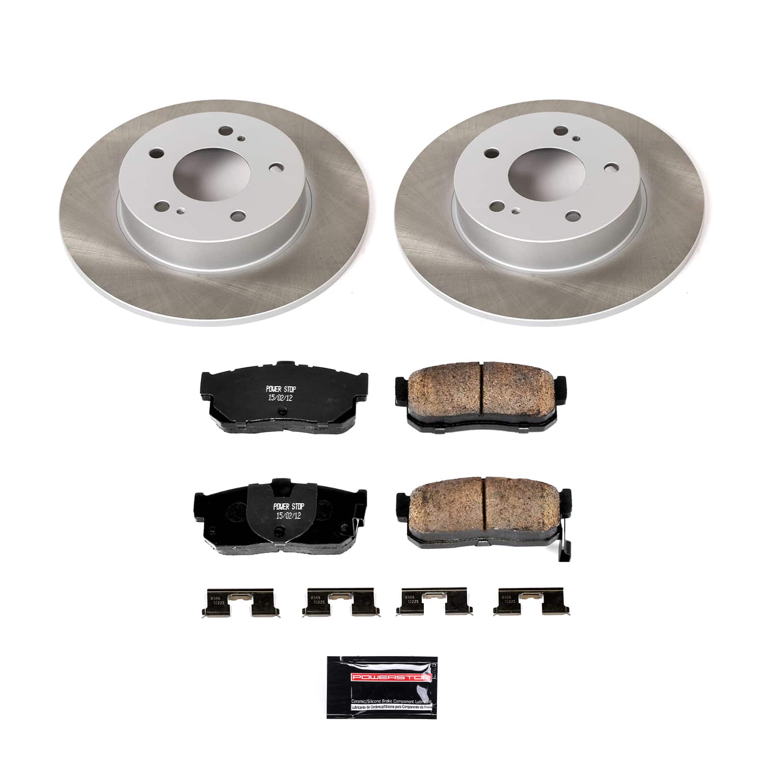 Power Stop SC1168 - Rear Z17 Evolution Pad And Semi-Coated Rotor Kit vehicle fitment brake part