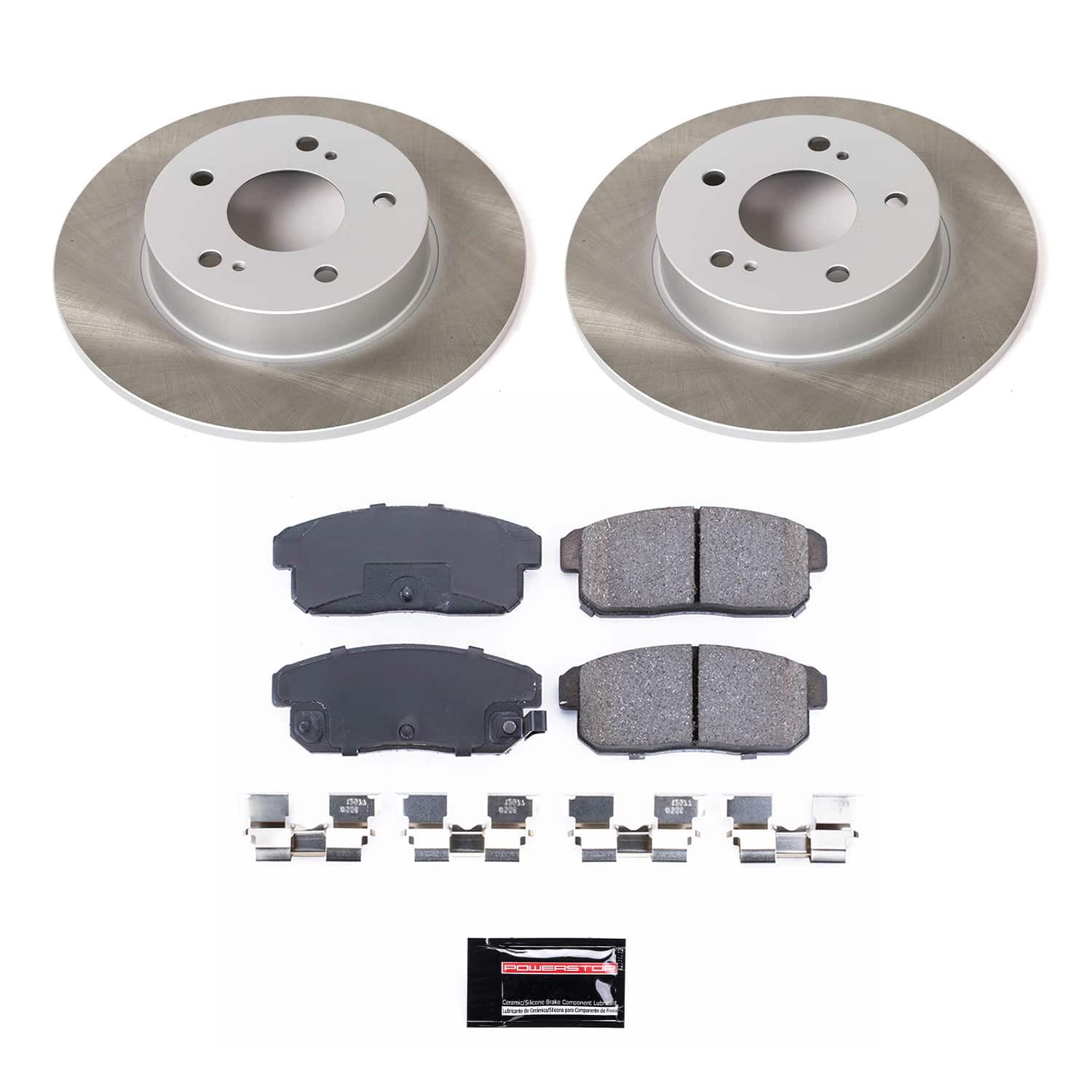 Power Stop SC1169 - Rear Z17 Evolution Pad And Semi-Coated Rotor Kit vehicle fitment brake part