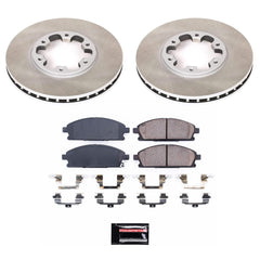 Power Stop SC1175 - Front Z17 Evolution Pad And Semi-Coated Rotor Kit vehicle fitment brake part
