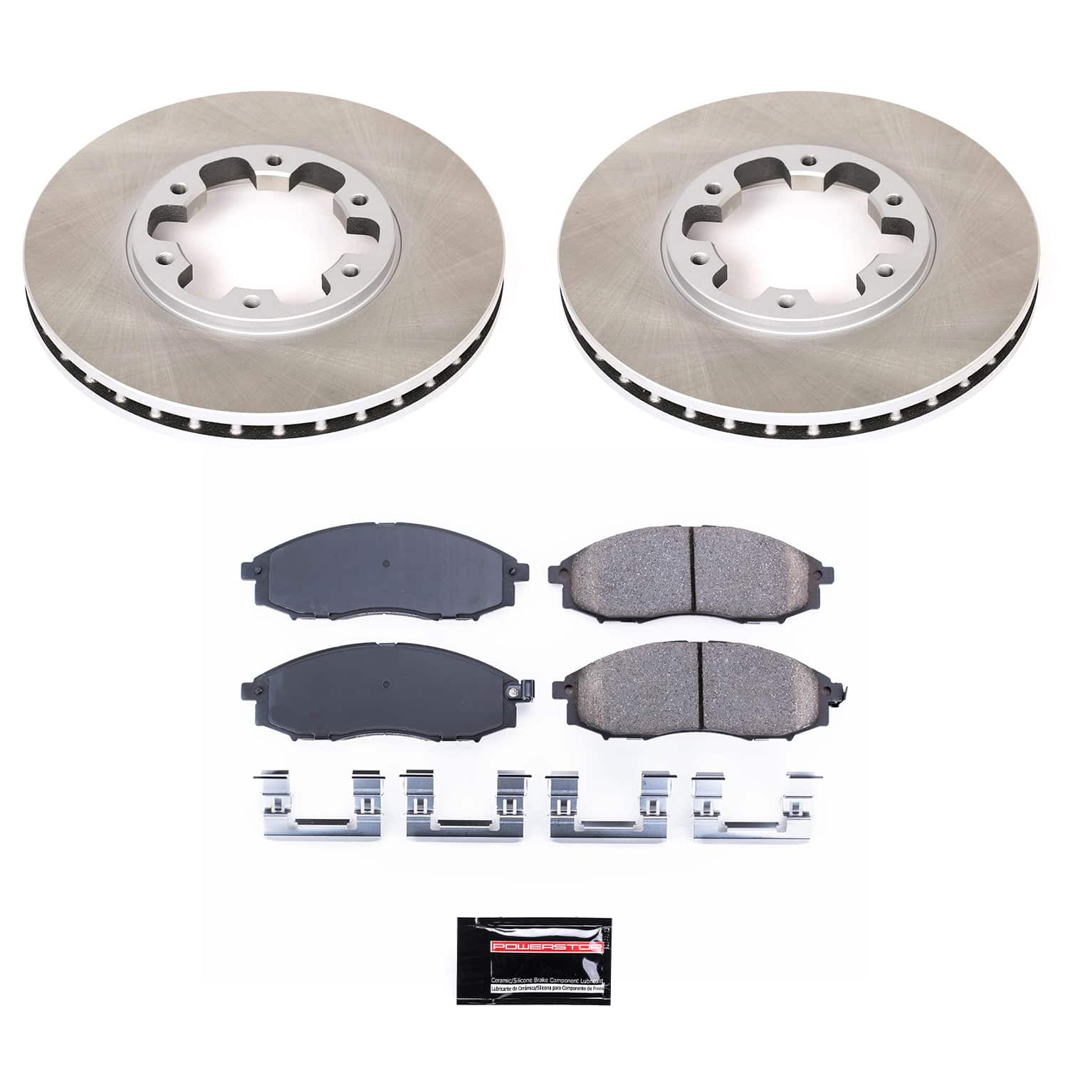 Power Stop SC1176 - Front Z17 Evolution Pad And Semi-Coated Rotor Kit vehicle fitment brake part