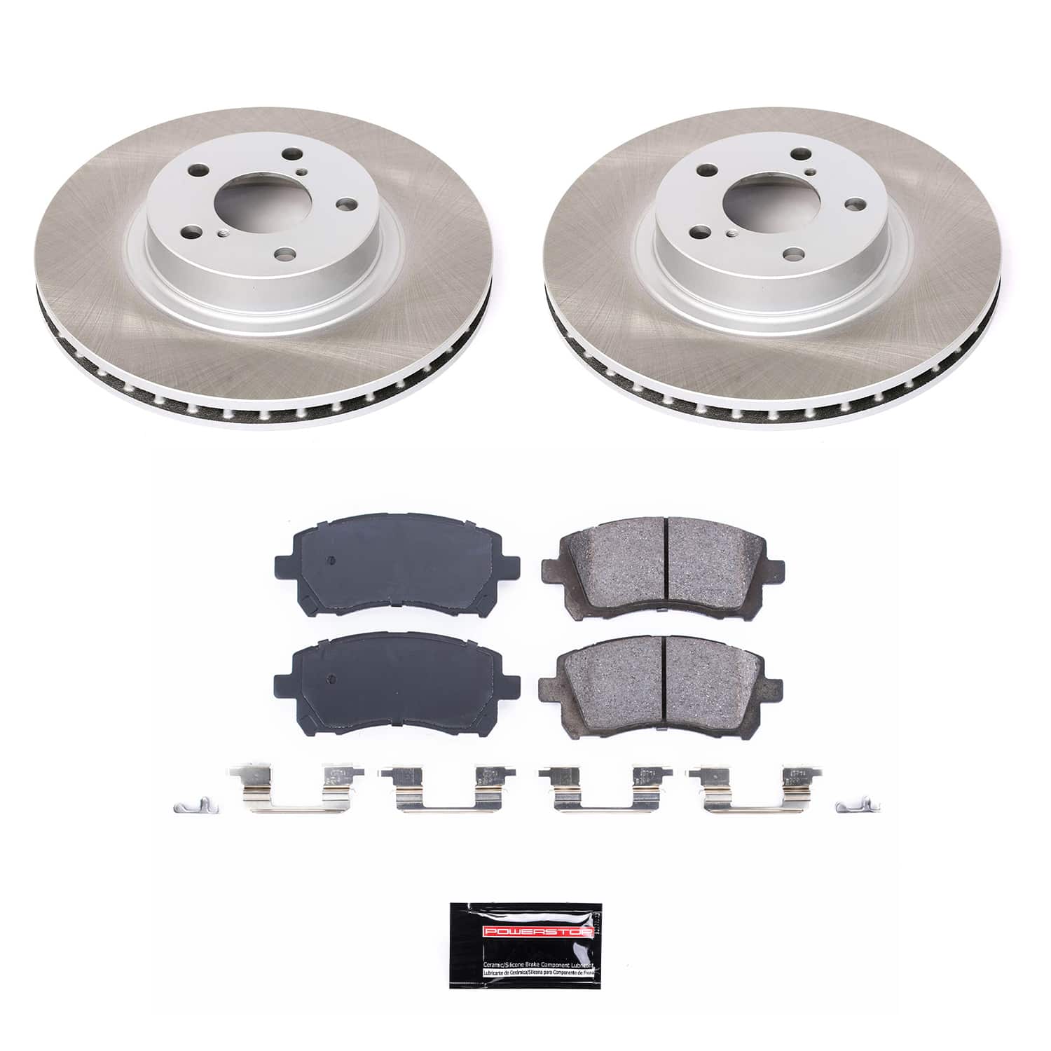 Power Stop SC120 - Front Z17 Evolution Pad And Semi-Coated Rotor Kit vehicle fitment brake part