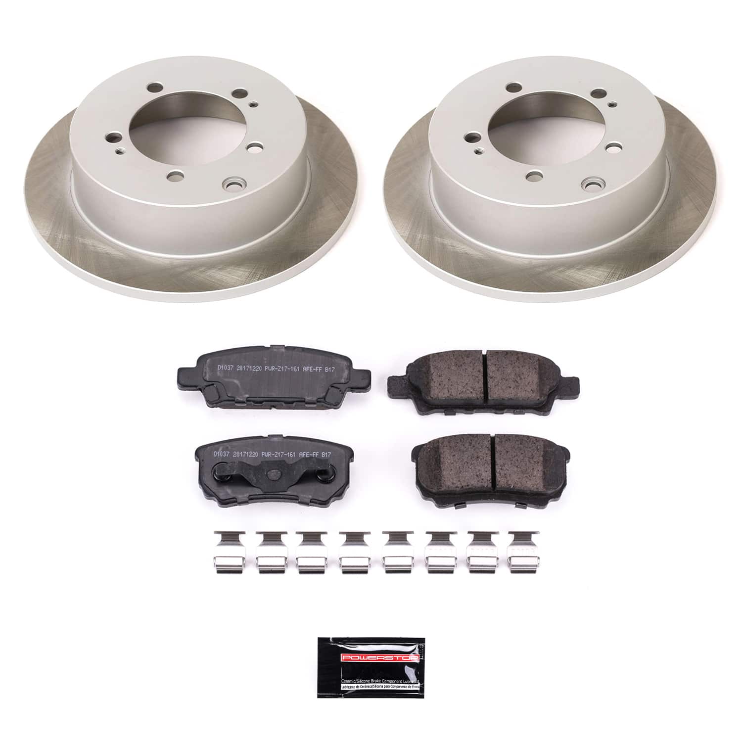 Power Stop SC1202 - Rear Z17 Evolution Pad And Semi-Coated Rotor Kit vehicle fitment brake part