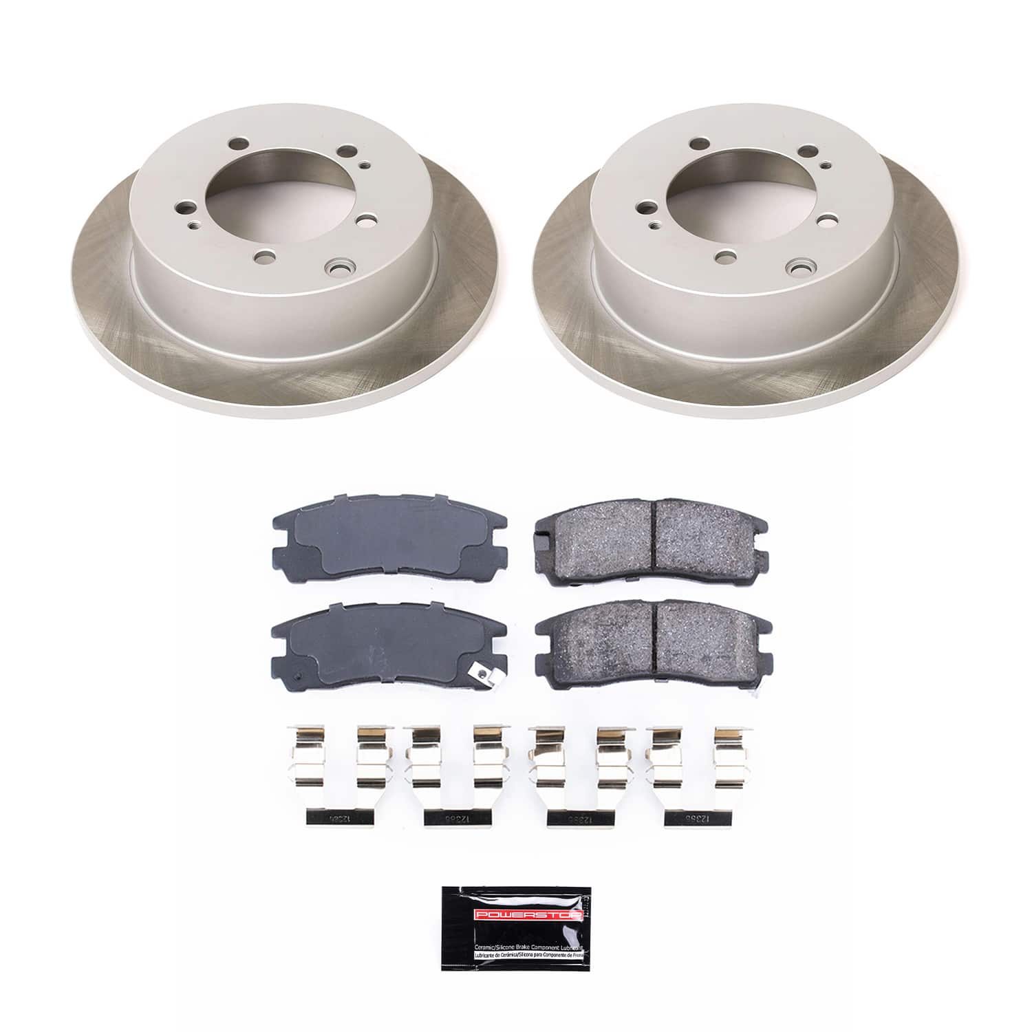 Power Stop SC1203 - Rear Z17 Evolution Pad And Semi-Coated Rotor Kit vehicle fitment brake part