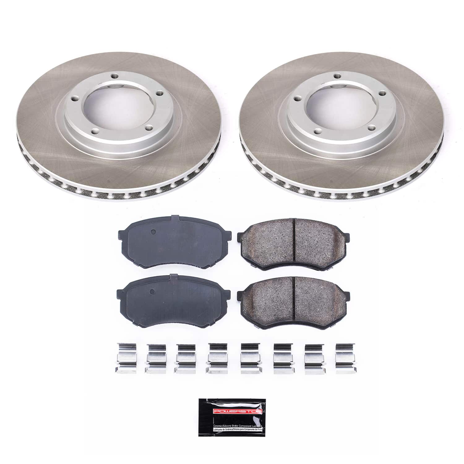 Power Stop SC1232 - Front Z17 Evolution Pad And Semi-Coated Rotor Kit vehicle fitment brake part