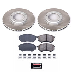 Power Stop SC1232 - Front Z17 Evolution Pad And Semi-Coated Rotor Kit vehicle fitment brake part