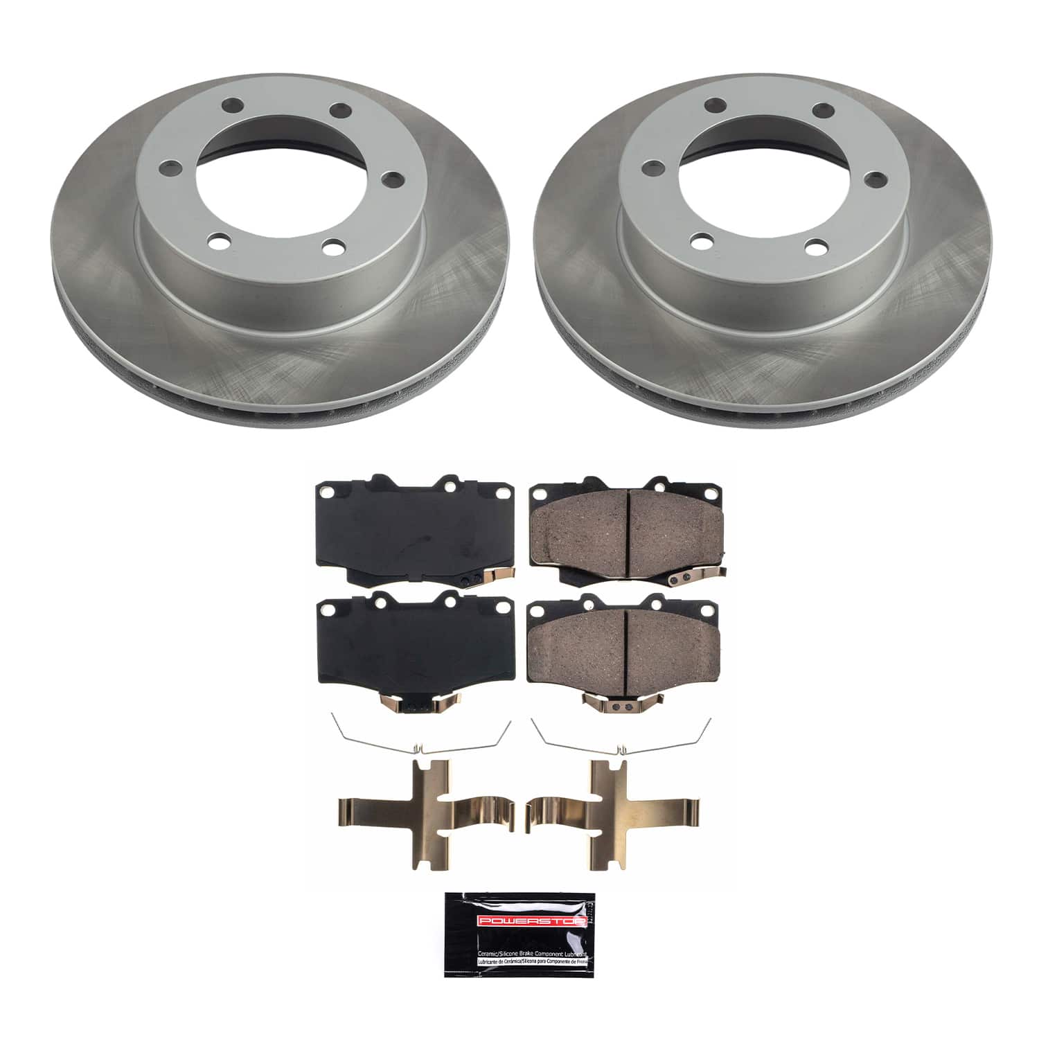 Power Stop SC1233 - Front Z17 Evolution Pad And Semi-Coated Rotor Kit vehicle fitment brake part