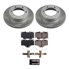 Power Stop SC1233 - Front Z17 Evolution Pad And Semi-Coated Rotor Kit vehicle fitment brake part