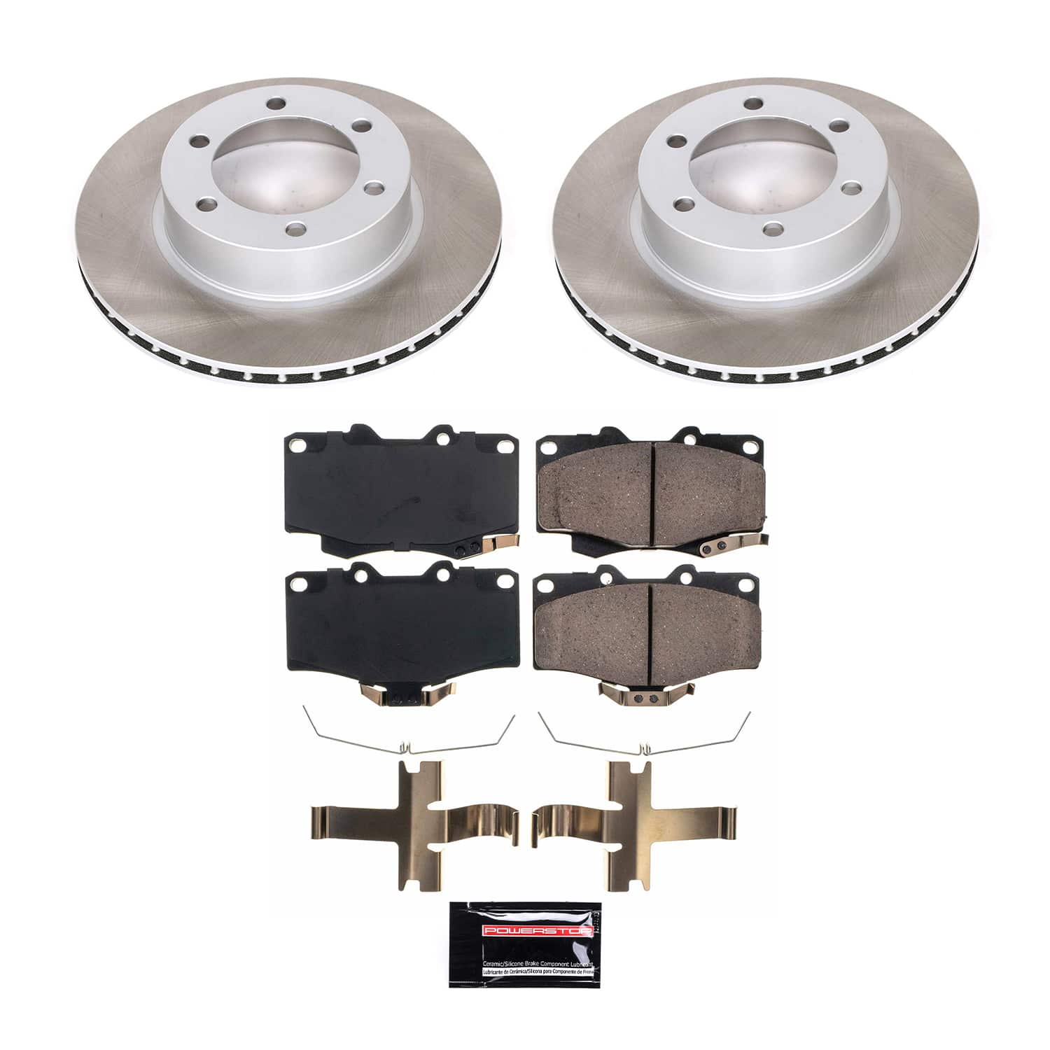 Power Stop SC1236 - Front Z17 Evolution Pad And Semi-Coated Rotor Kit vehicle fitment brake part