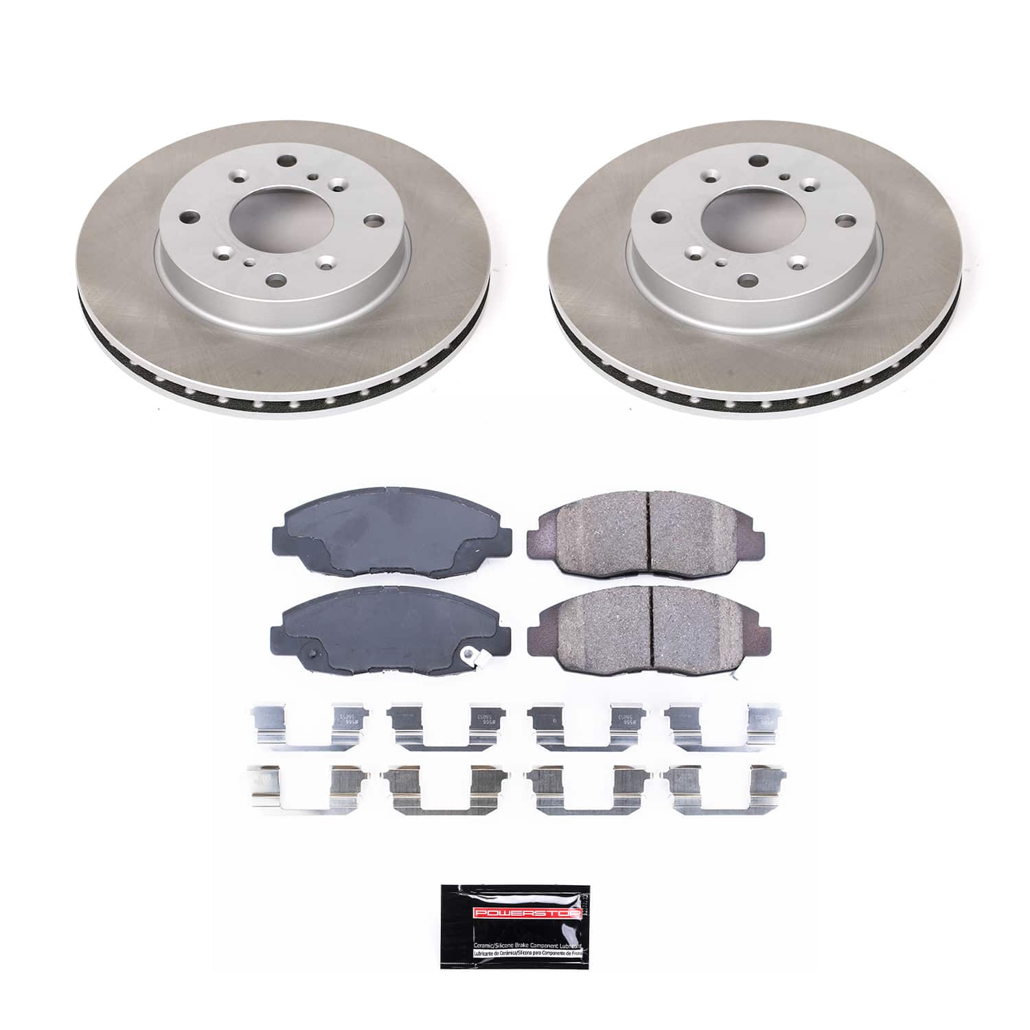Power Stop SC1239 - Front Z17 Evolution Pad And Semi-Coated Rotor Kit vehicle fitment brake part