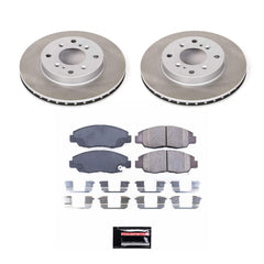 Power Stop SC1239 - Front Z17 Evolution Pad And Semi-Coated Rotor Kit vehicle fitment brake part