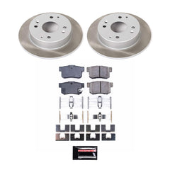Power Stop SC1244 - Rear Z17 Evolution Pad And Semi-Coated Rotor Kit vehicle fitment brake part