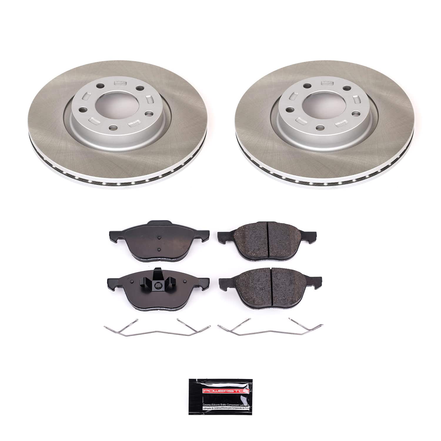 Power Stop SC125 - Front Z17 Evolution Pad And Semi-Coated Rotor Kit vehicle fitment brake part