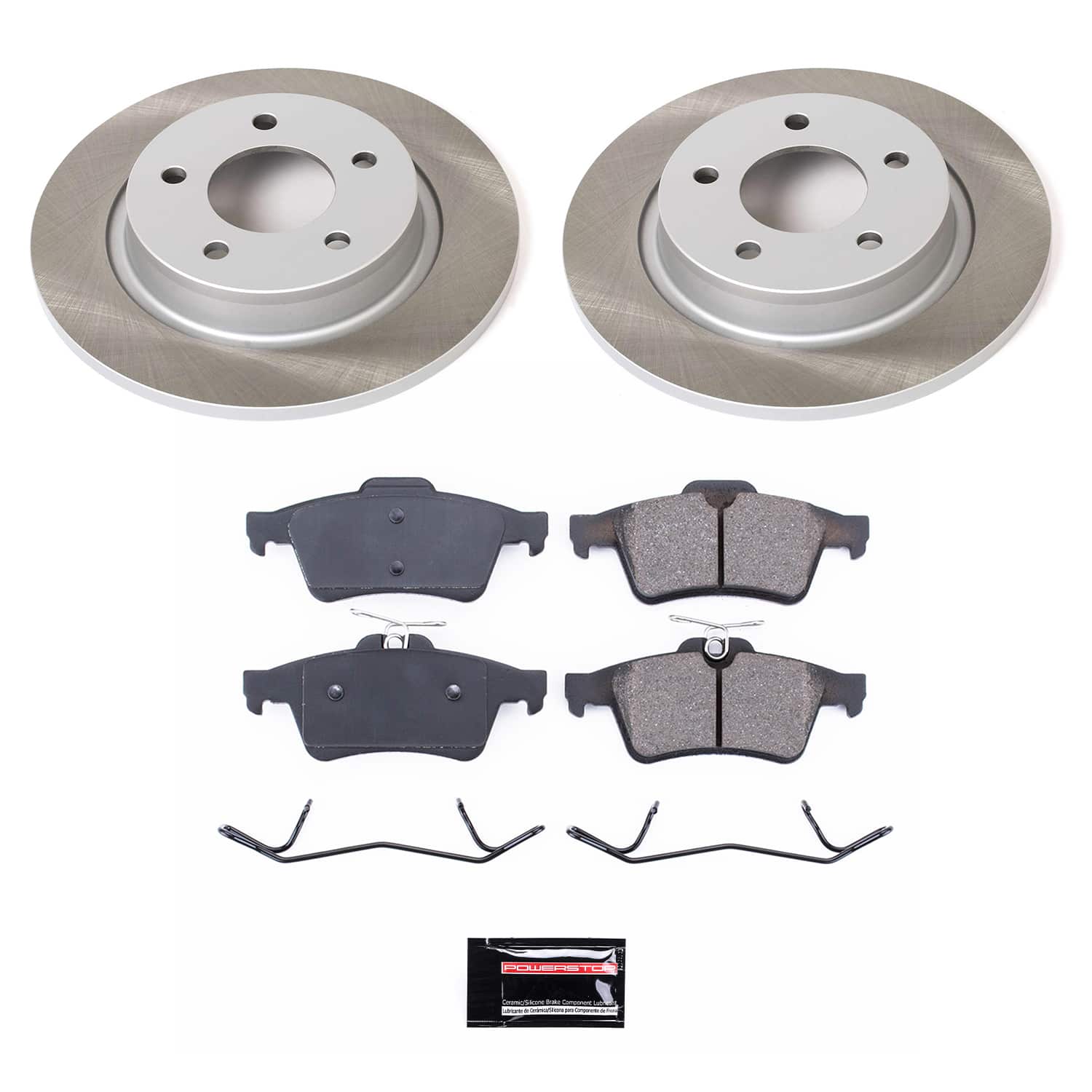 Power Stop SC129 - Rear Z17 Evolution Pad And Semi-Coated Rotor Kit vehicle fitment brake part
